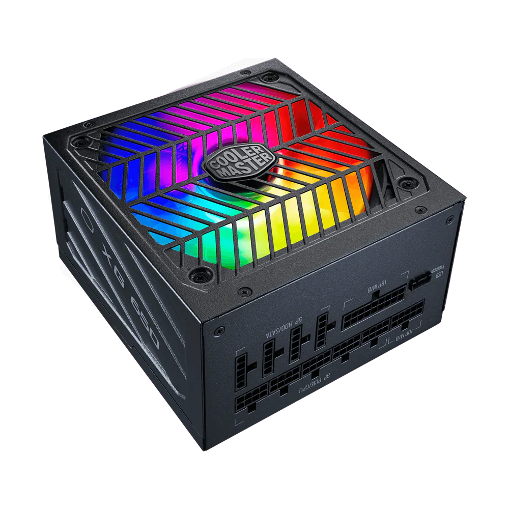 Cooler Master Xg850 Argb 850W 80 Plus Platinum Fully Modular Power Supply - Black