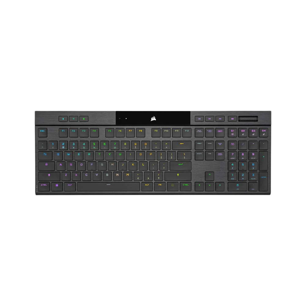 Corsair K100 Air Rgb Wireless Ultra-Thin Mechanical Gaming Keyboard - Black