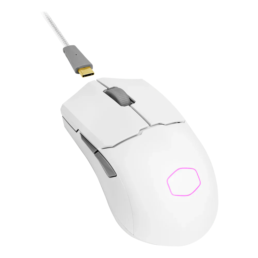 Cooler Master Mm712 Hybrid Rgb Wired Gaming Mouse White