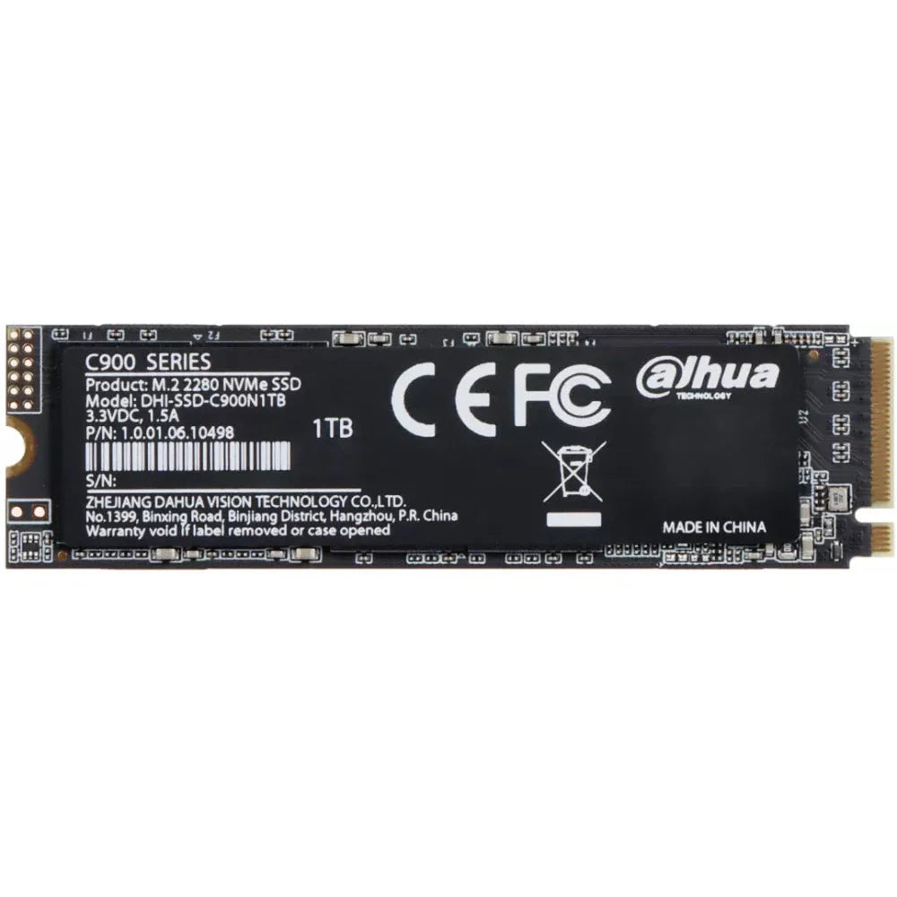 Dahua 256GB NVMe M.2 PCLe Gen3 X 4 Solid State Drive DHI-SSD-C900N256G