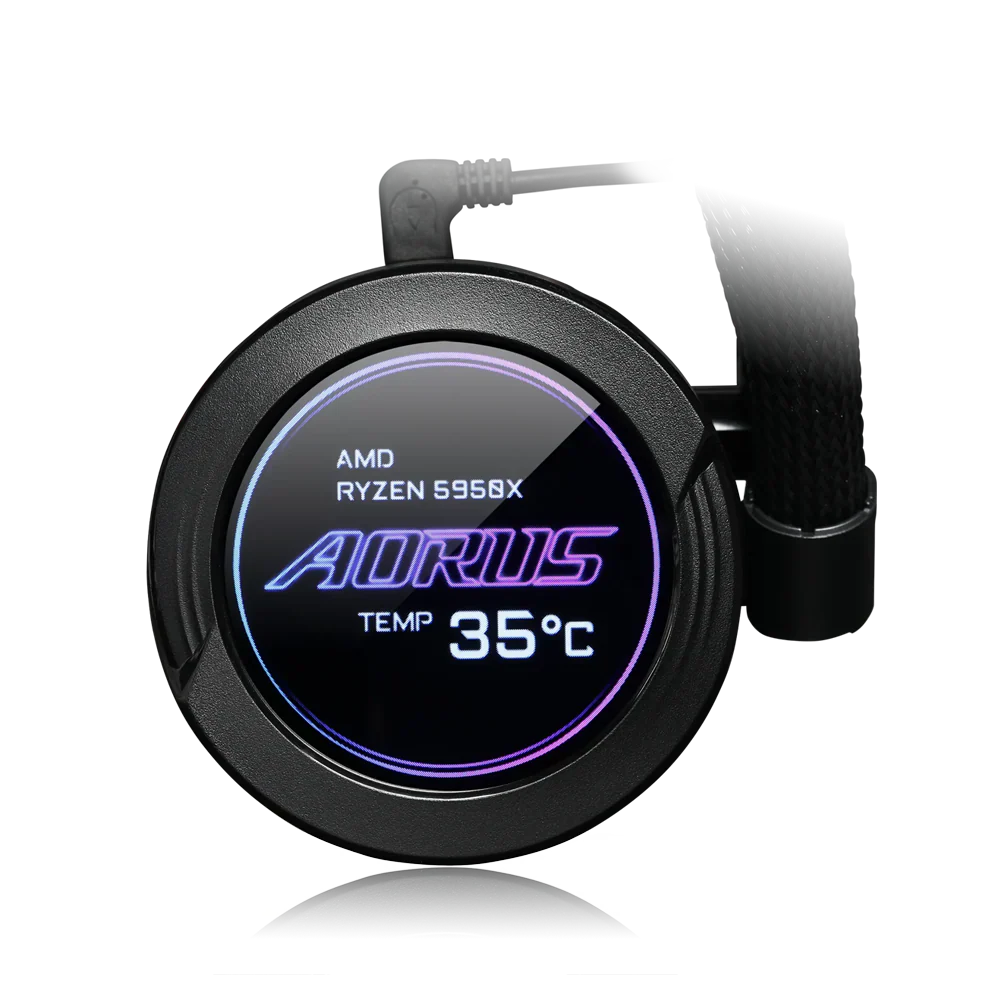 Gigabyte Aorus Waterforce X 280 Argb Aio Cpu Liquid Cooler Black