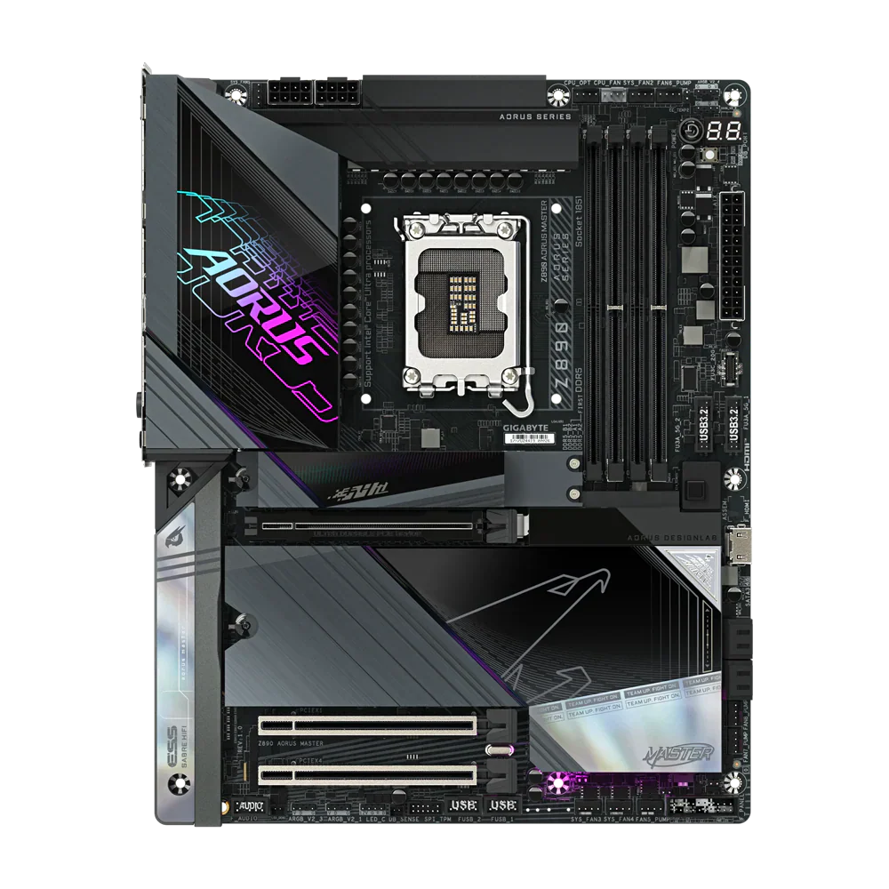 Gigabyte Z890 Aorus Master 1.0 Ddr5 Motherboard - Black