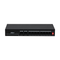 Dahua 10-Port Fast Ethernet Switch with 8-Port PoE - Black