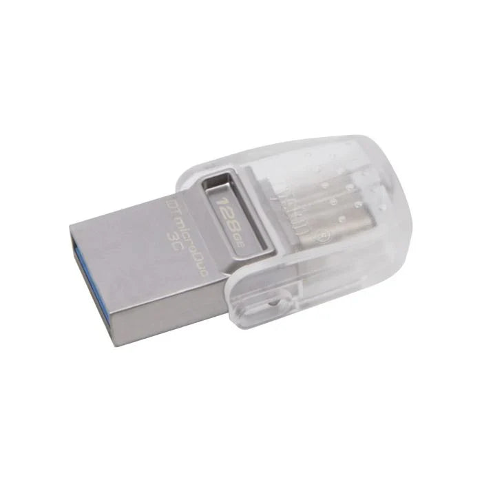 Kingston Data Traveler Duo3C Usb 3.0/3.1 + Type-C Flash Drive Dtduo3C/128Gb