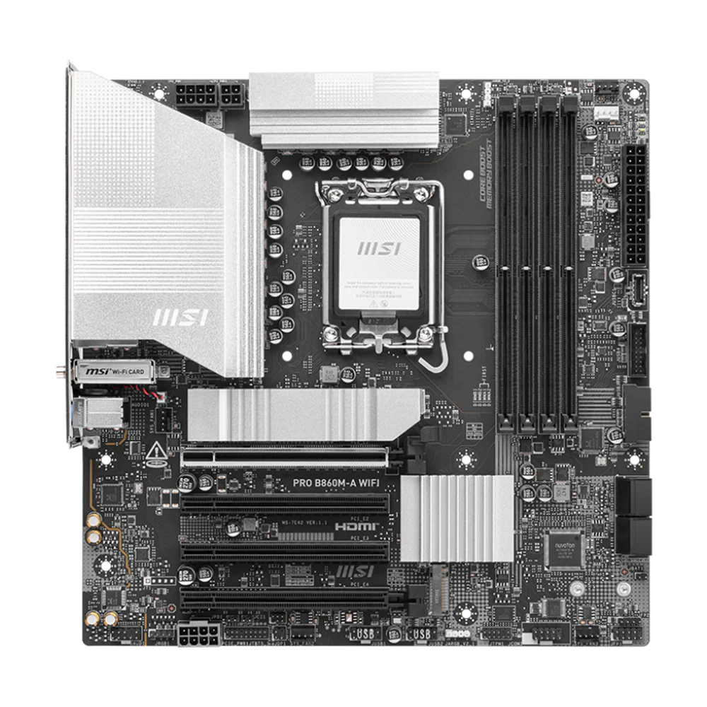 Msi Pro B860M-A Wifi Ddr5 Motherboard Black