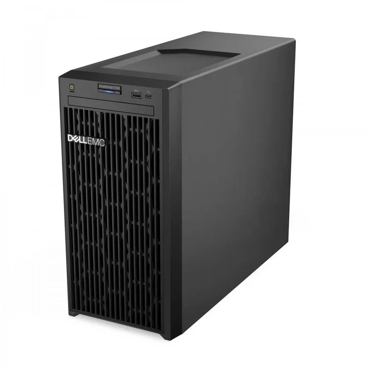 Dell PowerEdge T150 Server, 3.5 X 4, Intel Pentium G6405T 3.5GHz, 8GB UDIMM, 1TB 7.2K RPM SATA, 3 Years Basic NBD