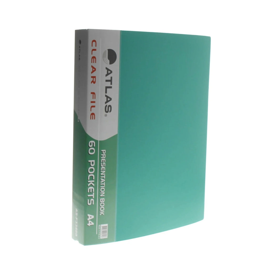 Atlas Clear File A4 60 Pocket