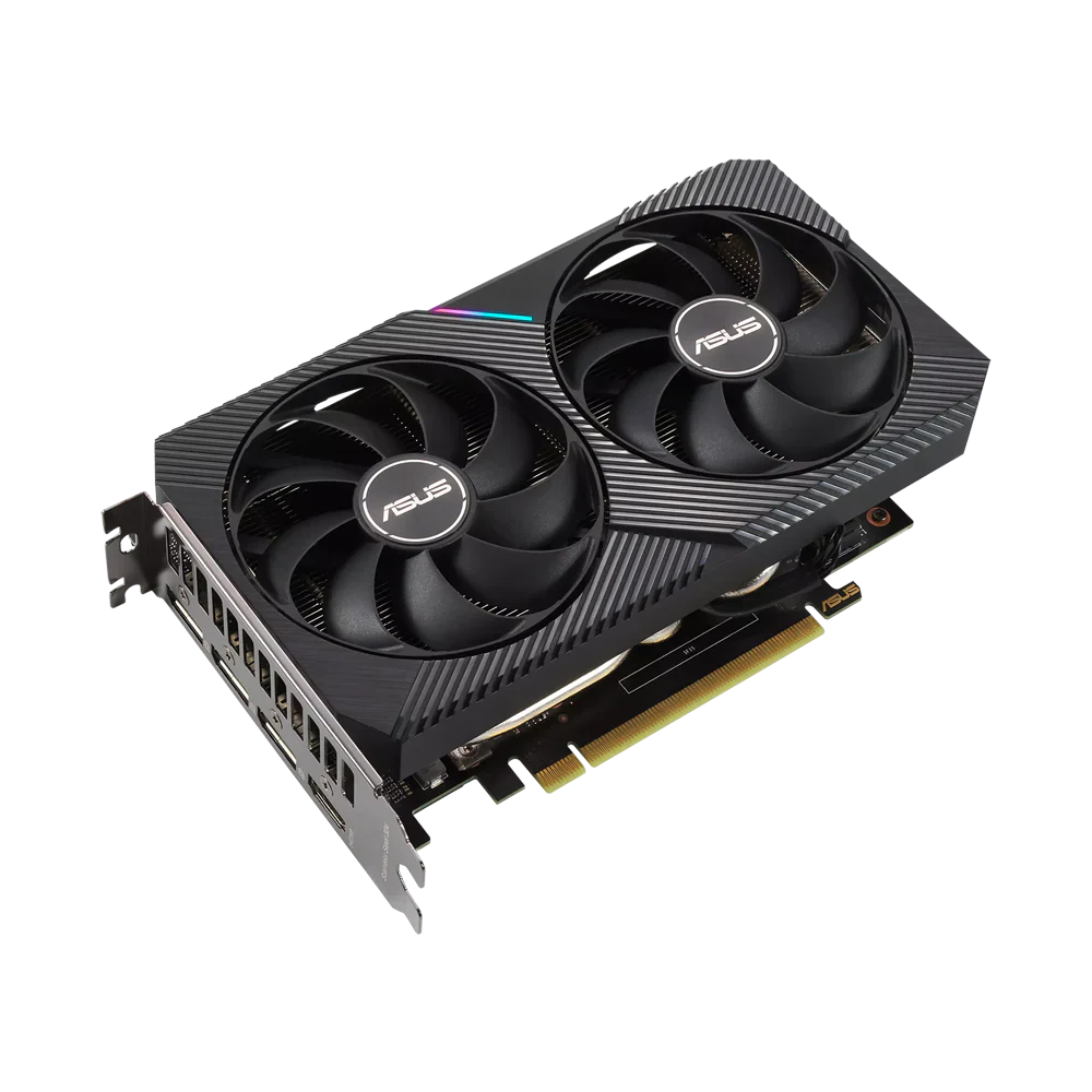 Asus Dual Nvidia Geforce Rtx 3050 Oc 8Gb Gddr6 Graphic Card - Black