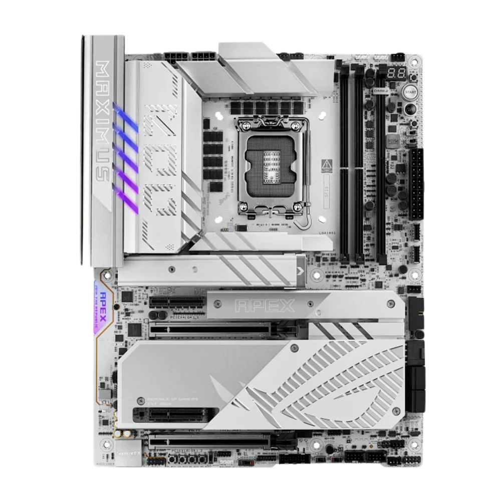 Asus Rog Maximus Z890 Apex Ddr5 Motherboard White