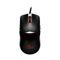 Ducky Feather Rgb Wired Huano Blue Switches Lightweight Gaming Mouse - Black/White