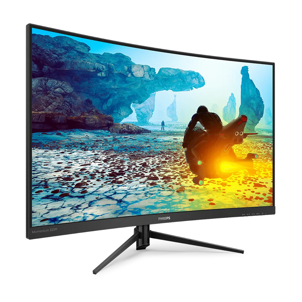 Philips 322M8Cp 32 Inch Fhd 240Hz 0.5Ms Hdmi X 2 Curved Gaming Monitor - Black