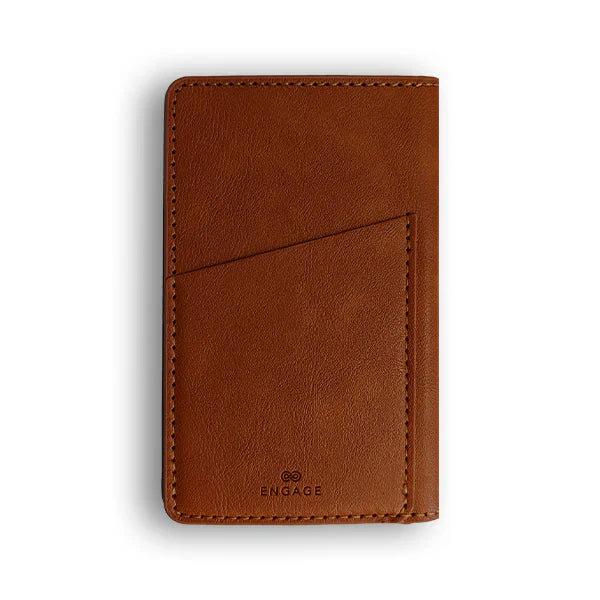 Engage 5000Mah Magnetic Power Bank Wallet Dark Brown