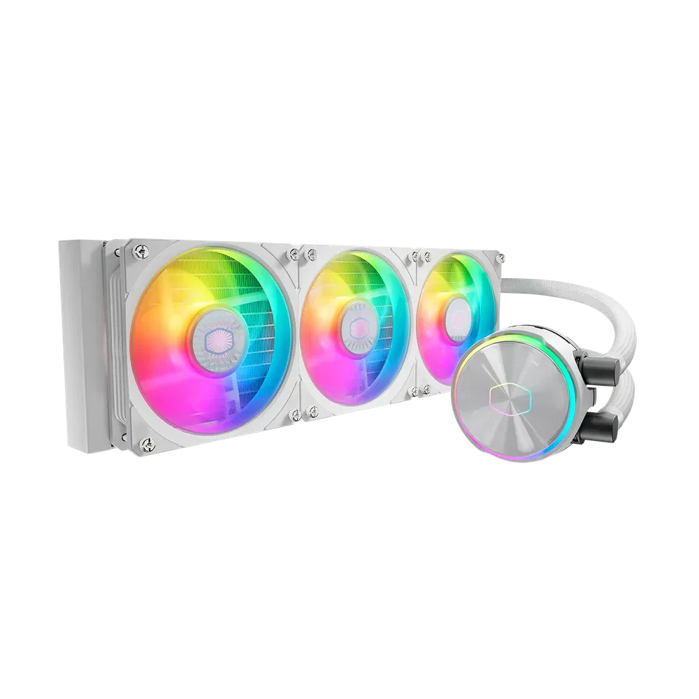Cooler Master Pl360 Flux Argb Cpu Liquid Cooler - White