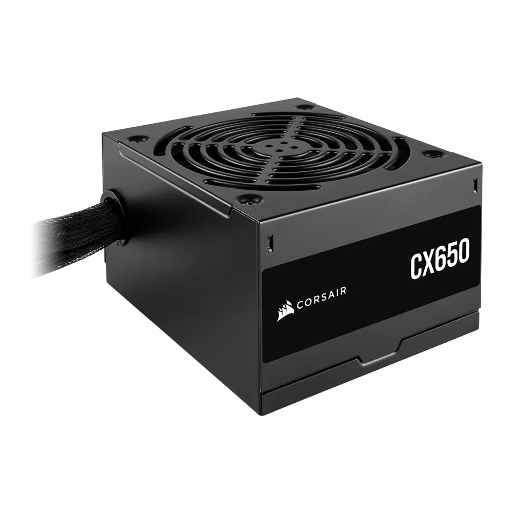 Corsair Cx Series Cx650 650 Watt 80 Plus Bronze Atx Power Supply (Uk) Black
