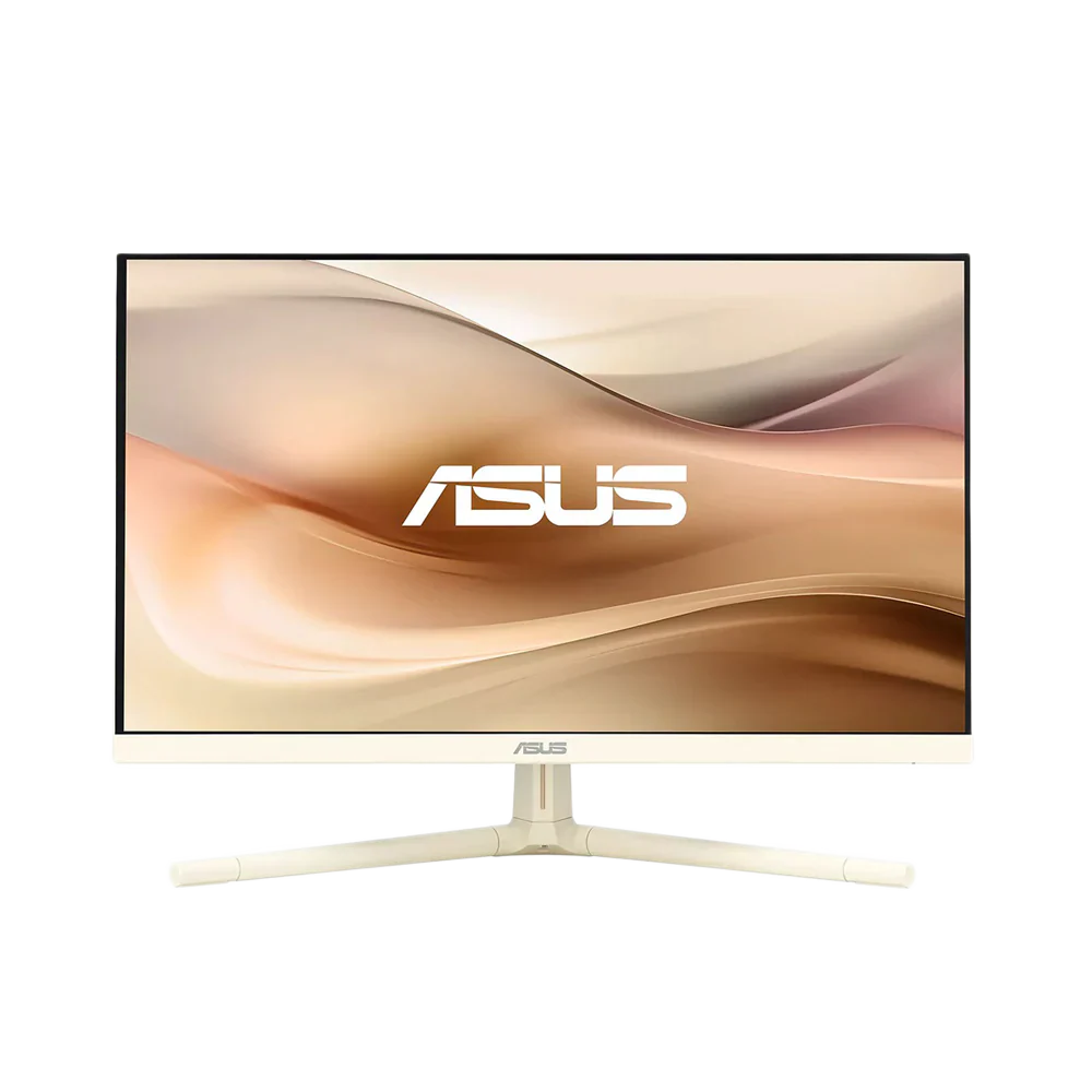 Asus Vu249Cfe 24 Inch 100Hz Fhd Ips Eye Care Gaming Monitor Oat Milk Color