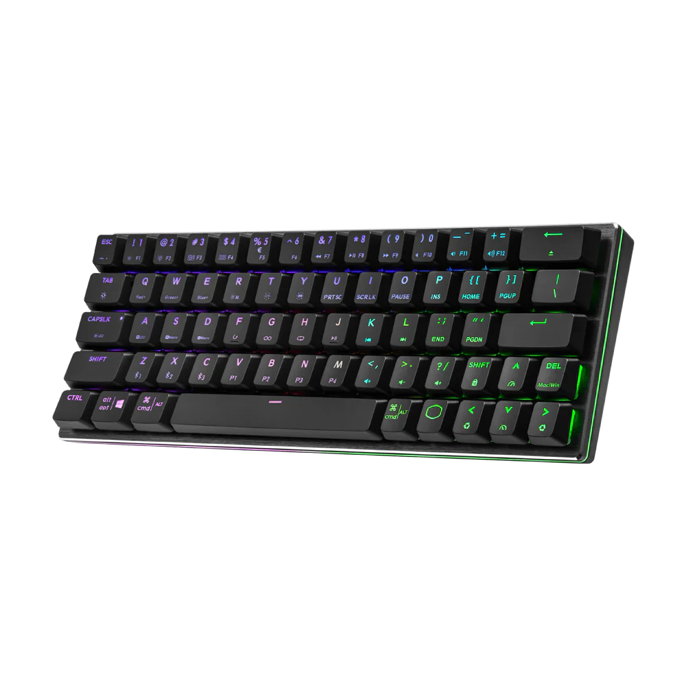 Cooler Master Sk622 Rgb Wireless Low Profile Blue Mechanical Keyboard Black