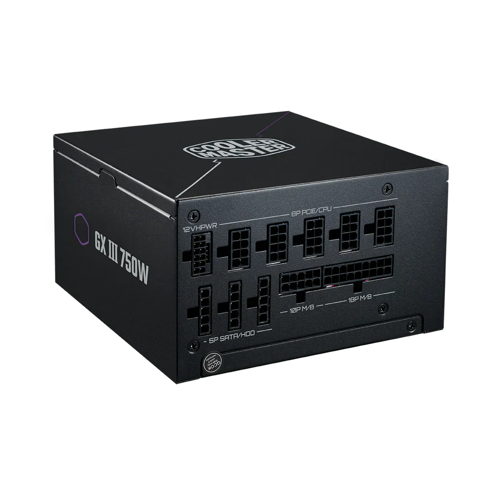Cooler Master Gx3 750W Gold 80 Plus Modular A/Uk Cord Power Supply - Black