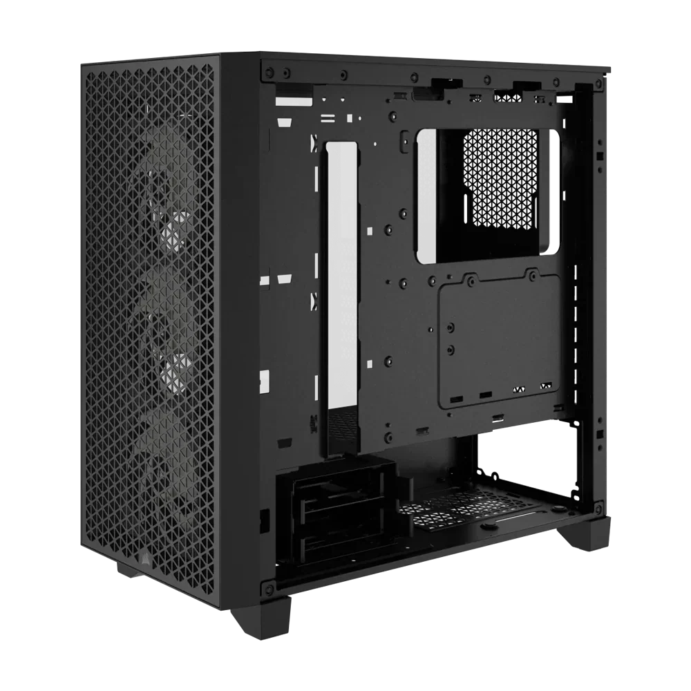 Corsair 3000D Rgb Tempered Glass Mid Tower Black