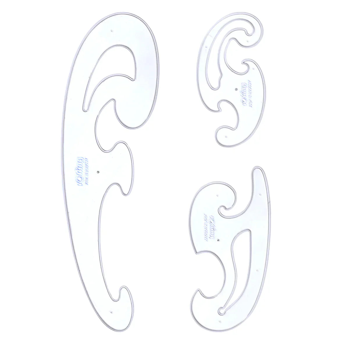 Rotring Centro Burmester French Curves Drawing Set 3 Pcs