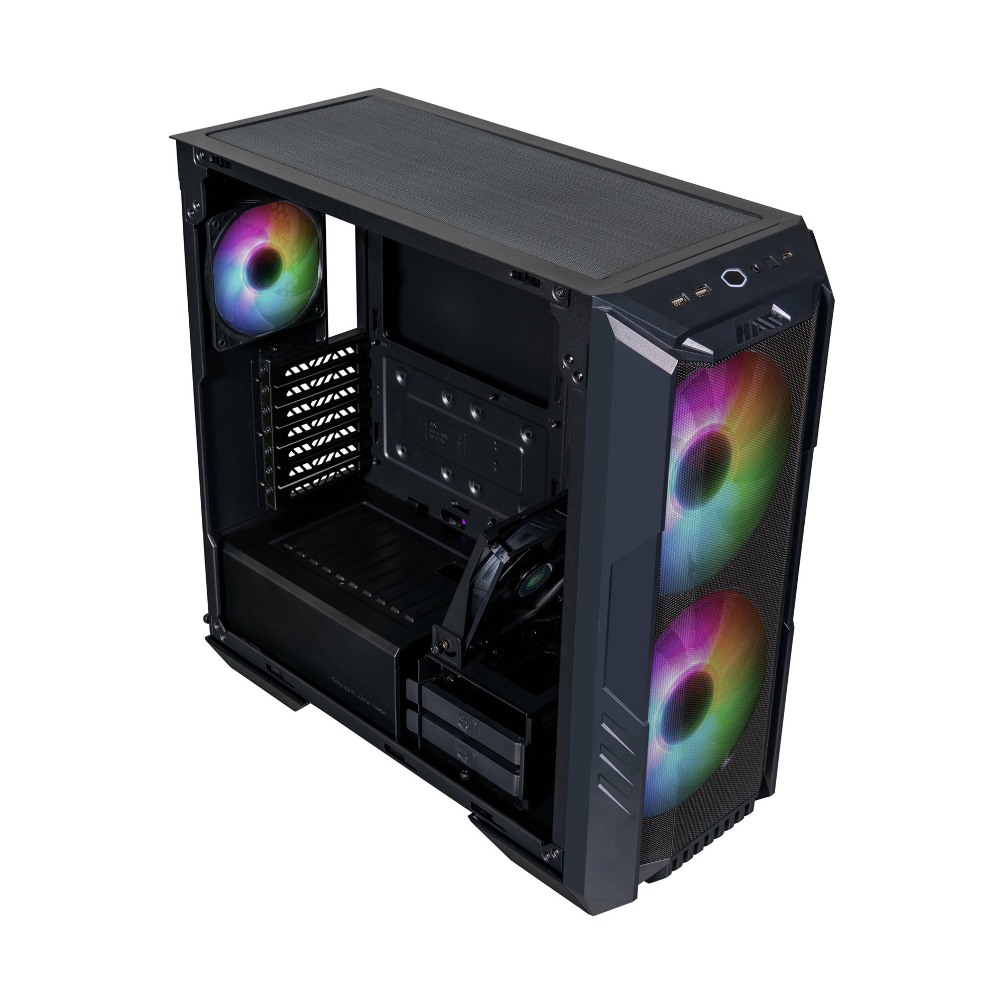 Cooler Master Haf 500 Mid Tower Case Black