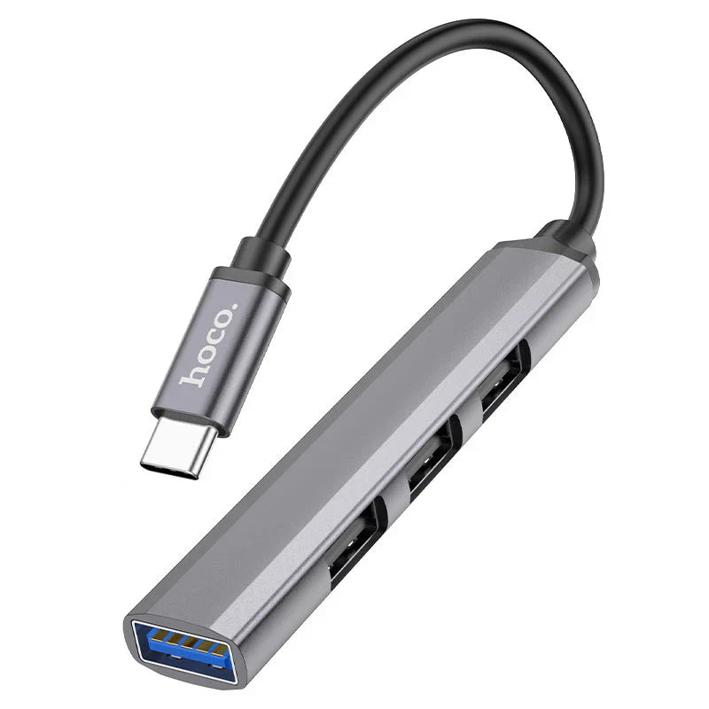 Hoco HB26 4 in 1 adapter(USB to USB3.0+USB2.0*3)