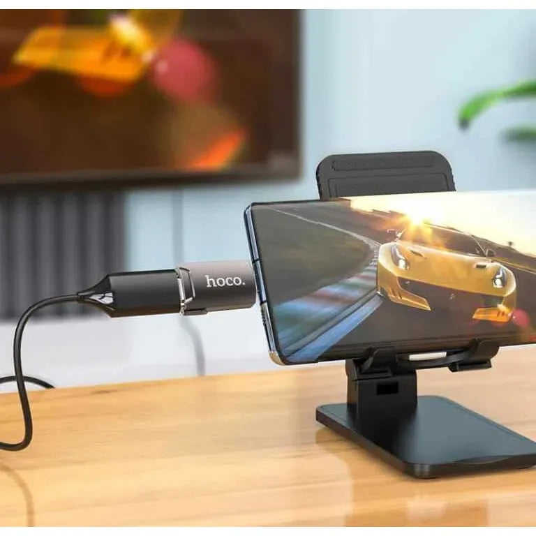 Hoco Type-C Male To HDMI Female Adapter, Support 4k 30Hz UA19