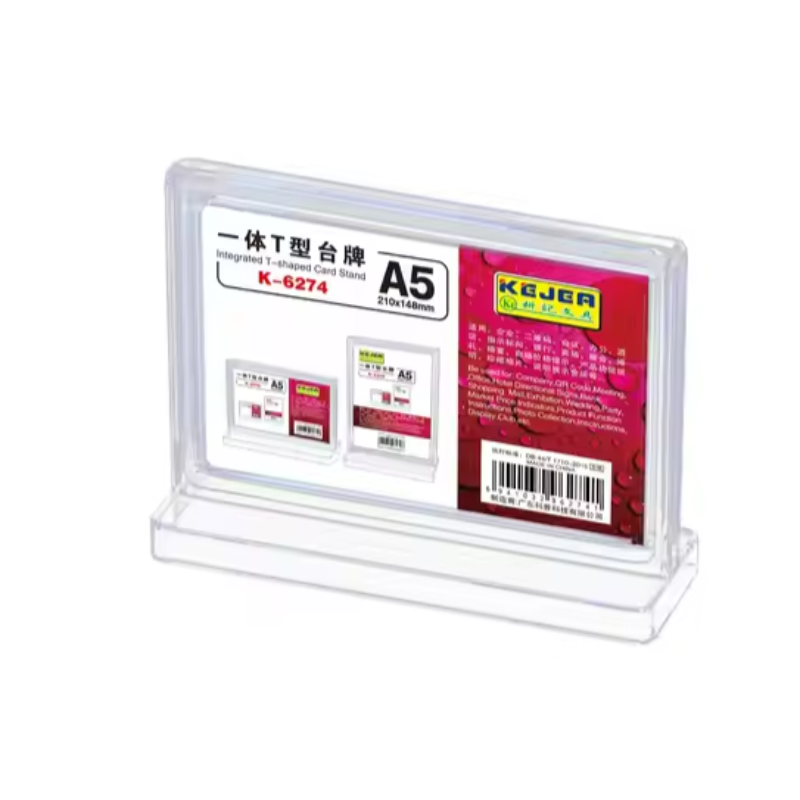 Kejea Integrated T-Shaped Card Stand K-6274 A5 210x148mm - Horizontal