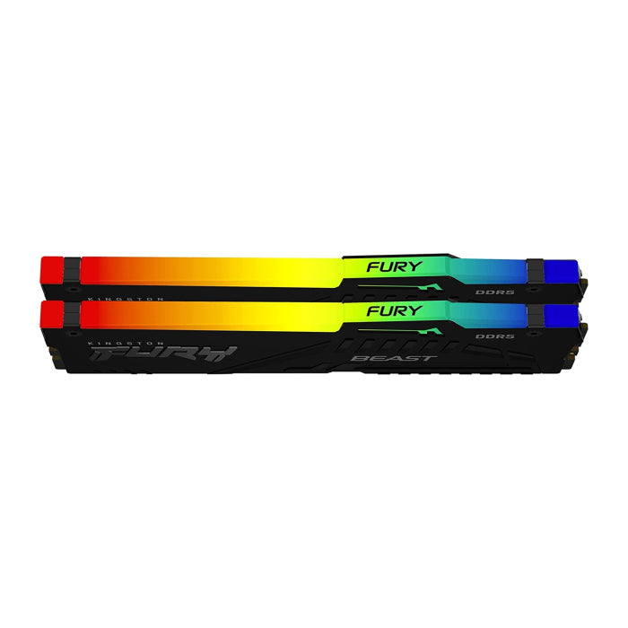 Kingston 32GB (2x16GB) DDR5 6000Mhz Fury Beast RGB Ram for Desktop Kit