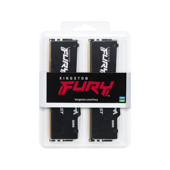 Kingston 32GB (2x16GB) DDR5 6000Mhz Fury Beast RGB Ram for Desktop Kit