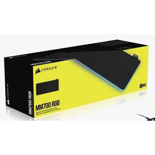 Corsair Icue Mm700 Rgb Extended Mouse Pad - Black