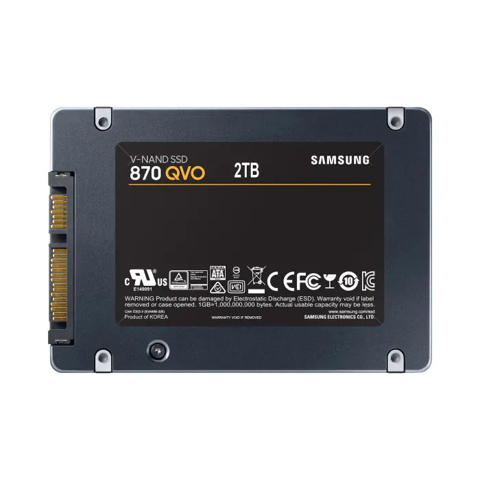 SAMSUNG 2TB SSD 870 QVO SATA III 2.5″, 560MB/s