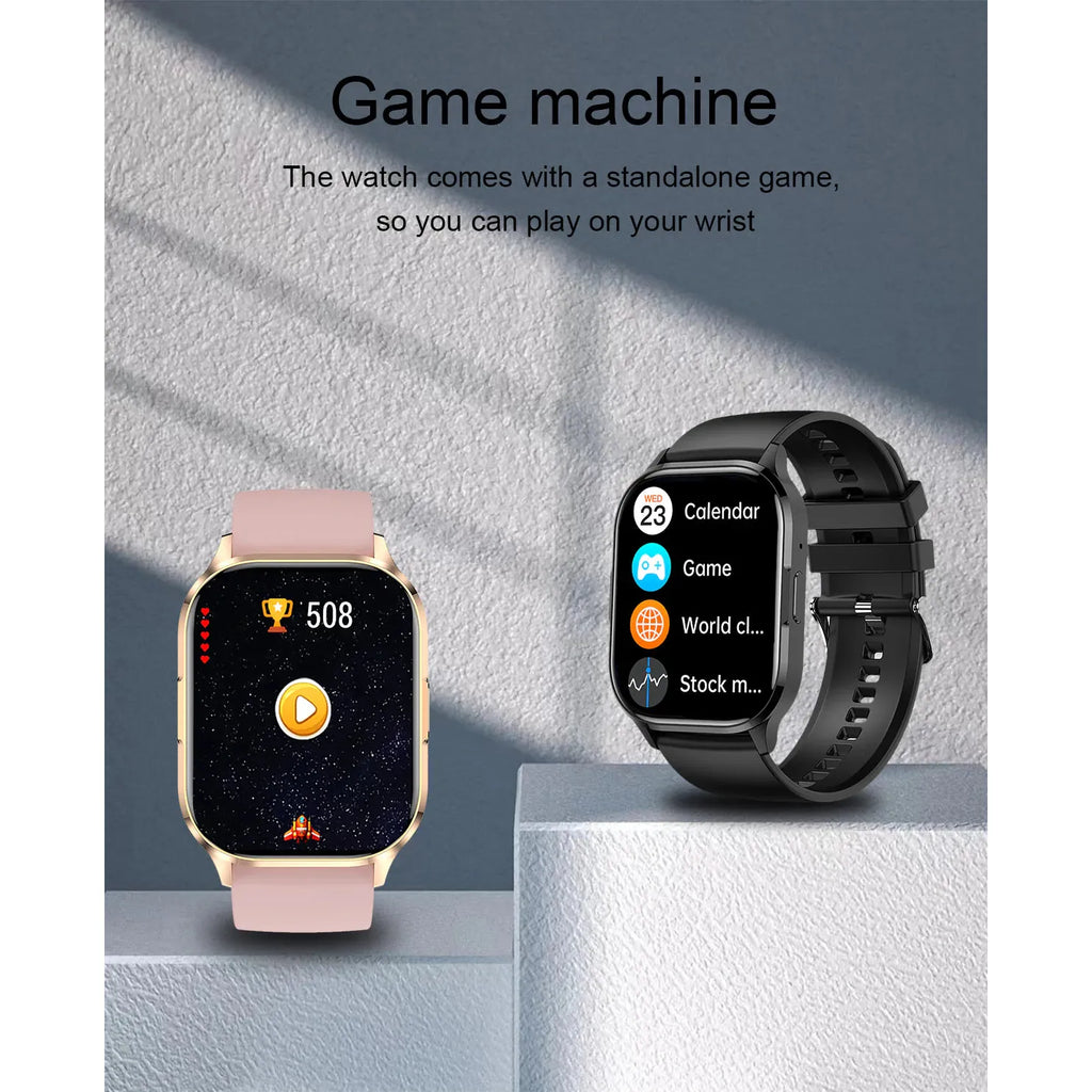 SIA SW 8002 Smart watch Jieli 7012, 2.01" Amoled BT call BLK
