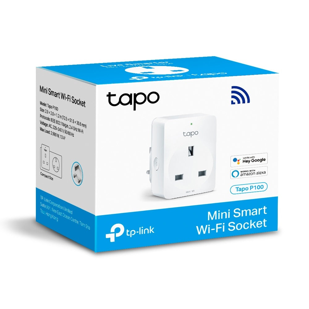 TP-Link Mini Smart Wi-Fi Socket - 2.4 GHz / White