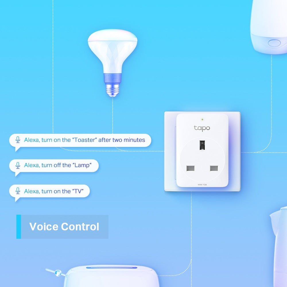 TP-Link Mini Smart Wi-Fi Socket - 2.4 GHz / White