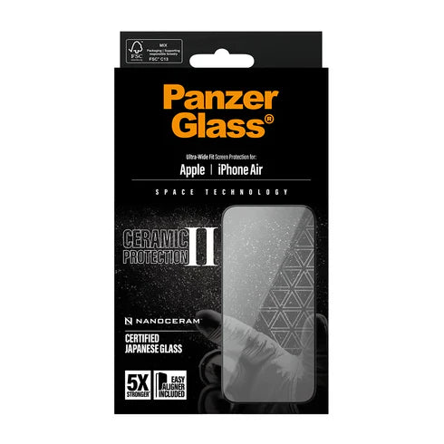 PanzerGlass Ceramic II Screen iPhone 17 Air 6.6 Inch Ultra
