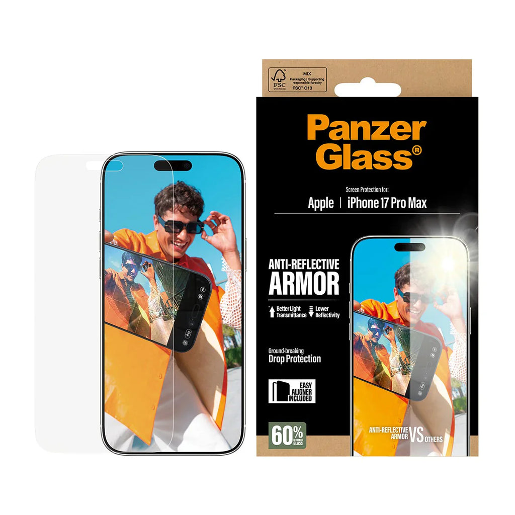 PanzerGlass Anti Reflective Armor Screen iPhone 17 Pro Max 6.9 Inch