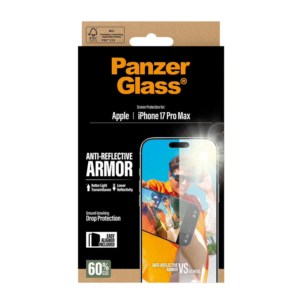 PanzerGlass Anti Reflective Armor Screen iPhone 17 Pro Max 6.9 Inch