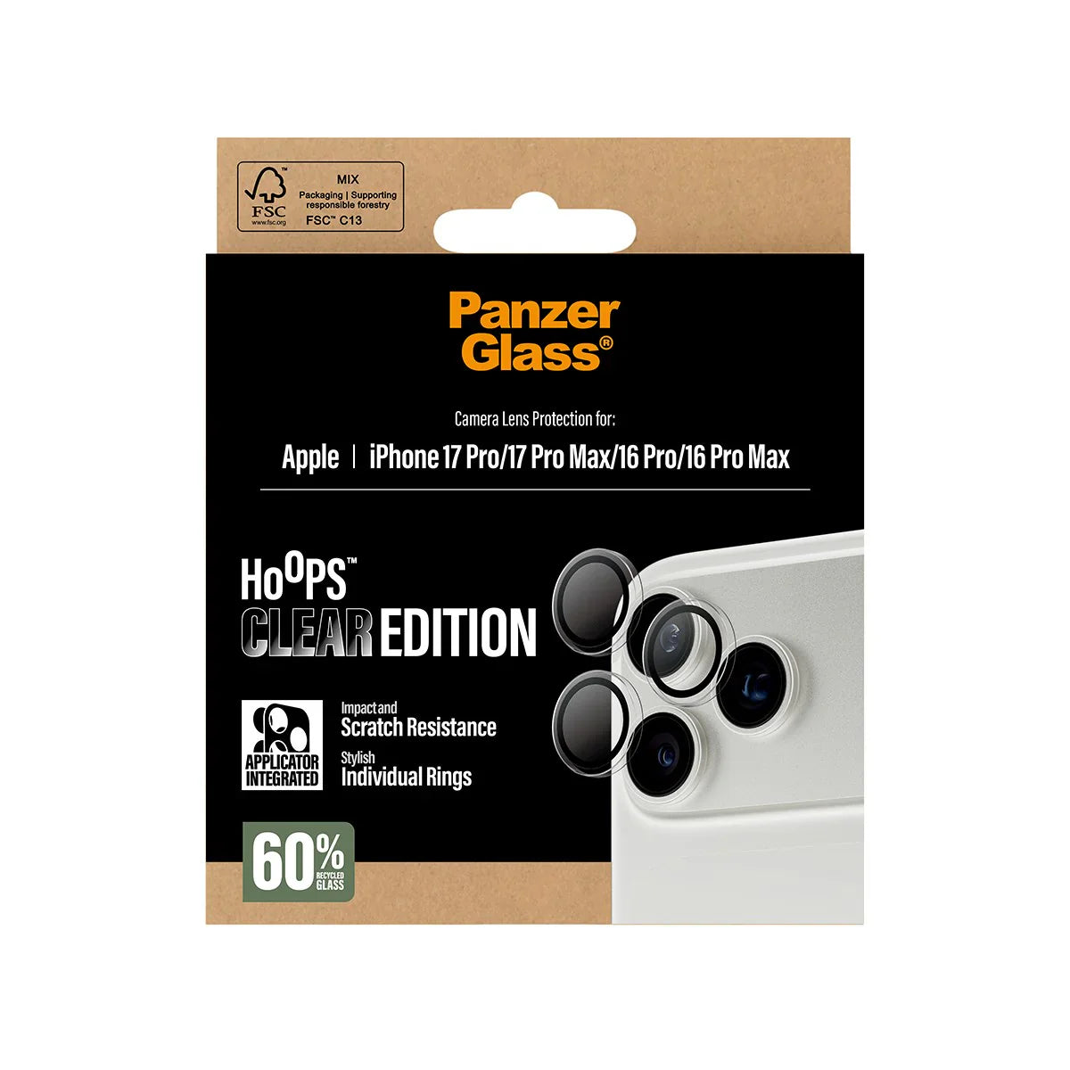 PanzerGlass Hoops iPhone Camera Protect lens