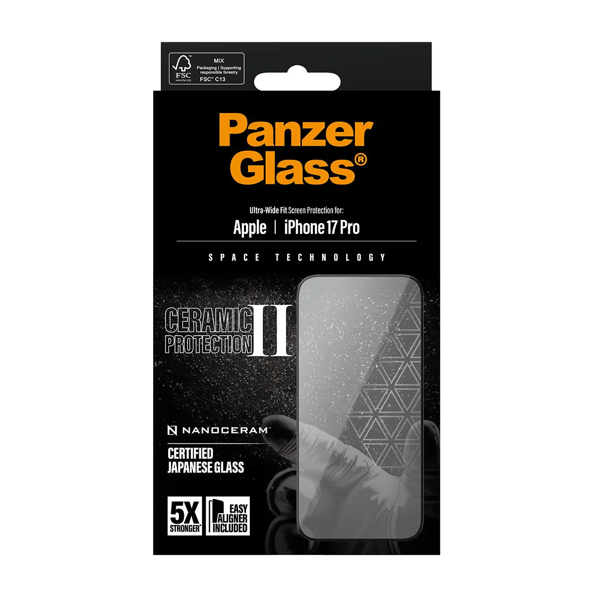 PanzerGlass Ceramic II Screen iPhone 17 Pro 6.3 Inch Ultra