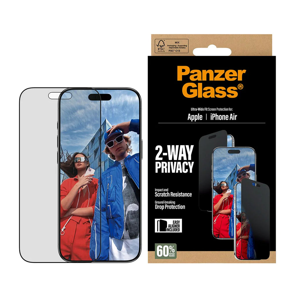PanzerGlass 2-Way Privacy Screen Protector for iPhone 17 Air