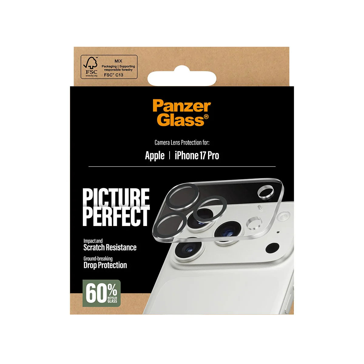 PanzerGlass Hoops Camera Lens Protector for iPhone 17 Pro