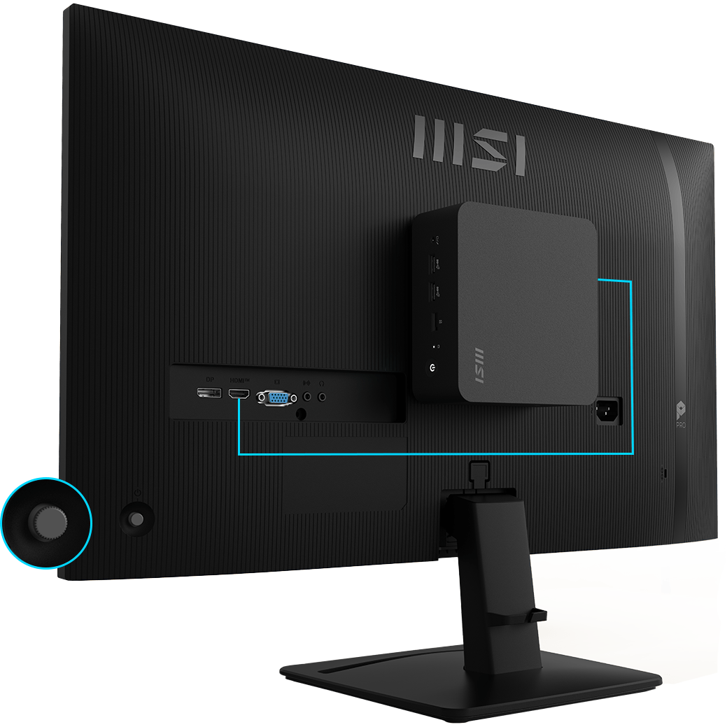 Msi Pro Mp275 E2 27 Inch 120Hz Fhd Hdmi 2.0 1Ms Ips Gaming Monitor Black