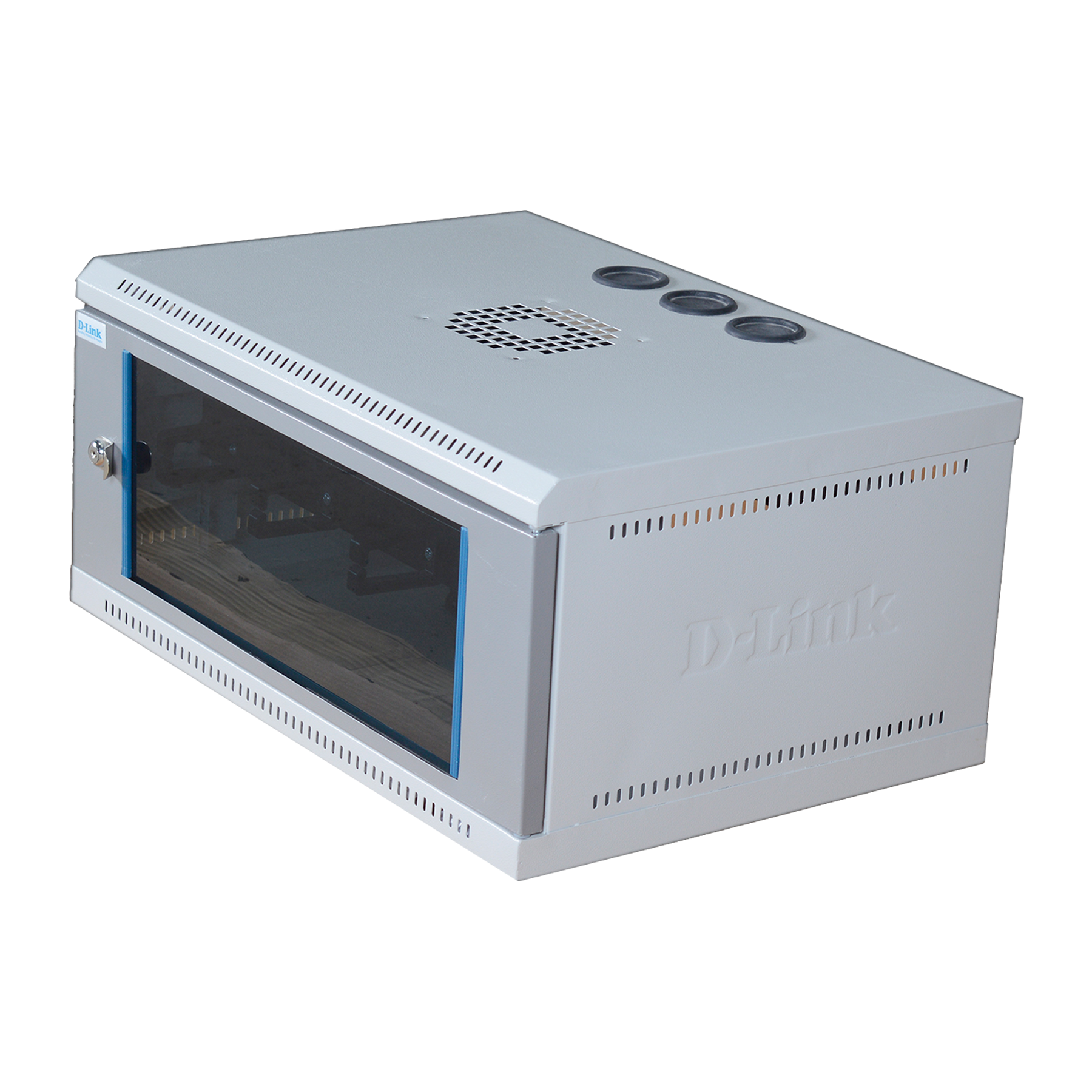 Dlink Cabinet 4U Wall Mount Rack With Glass Door 600 X 450 Mm