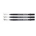 Sakura Pigma Brush Black Set 3