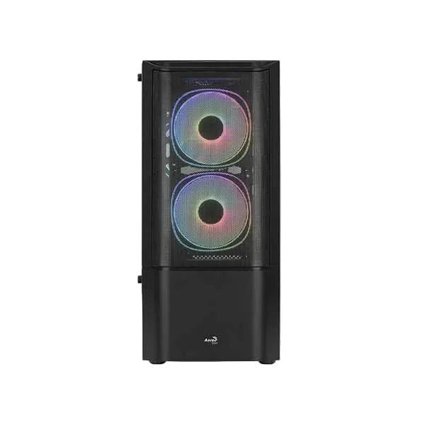Aerocool Quantum Mesh V3 Rgb Mid Tower Case - Black