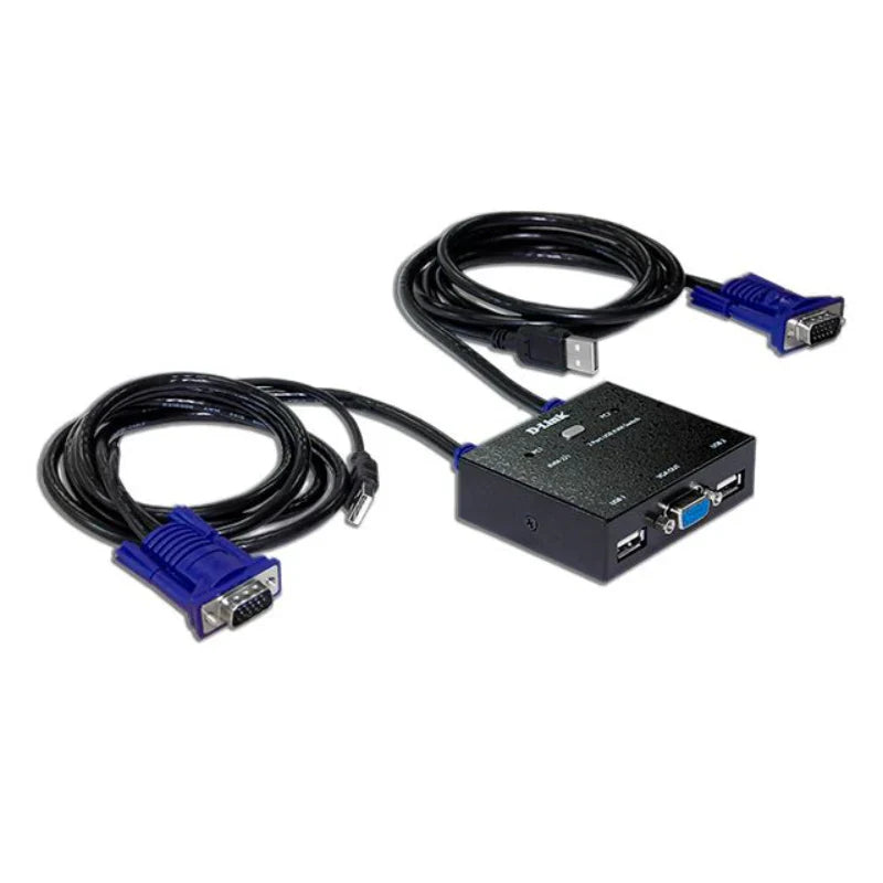 D-Link 2-Port Usb Kvm Switch With Audio Support (Kvm-221)