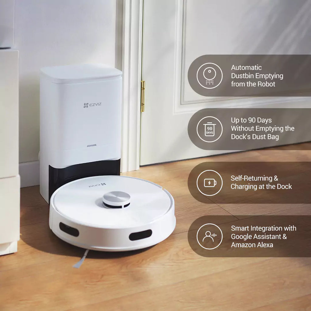 Ezviz RE4 Plus Robot Vacuum Mop Combo