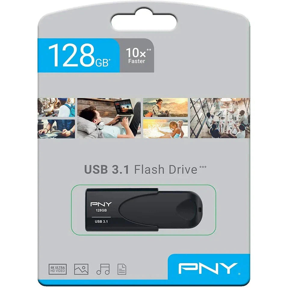 Pny 128Gb Attaché 4 Flash Drive Usb 3.1 - Fd128Att431Kk-Ef