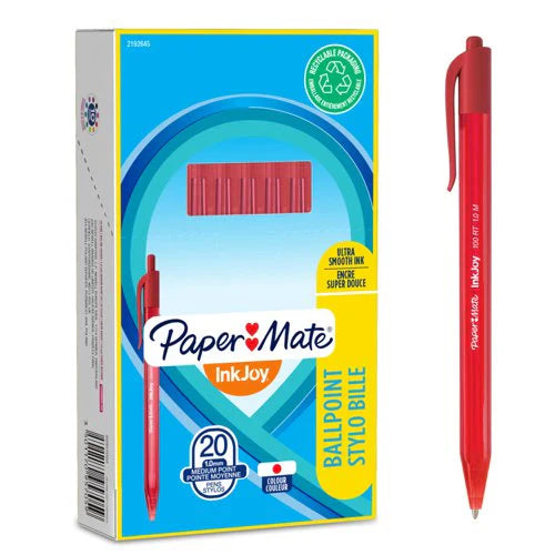 Paper Mate Inkjoy (20 Pens, Red Ink)