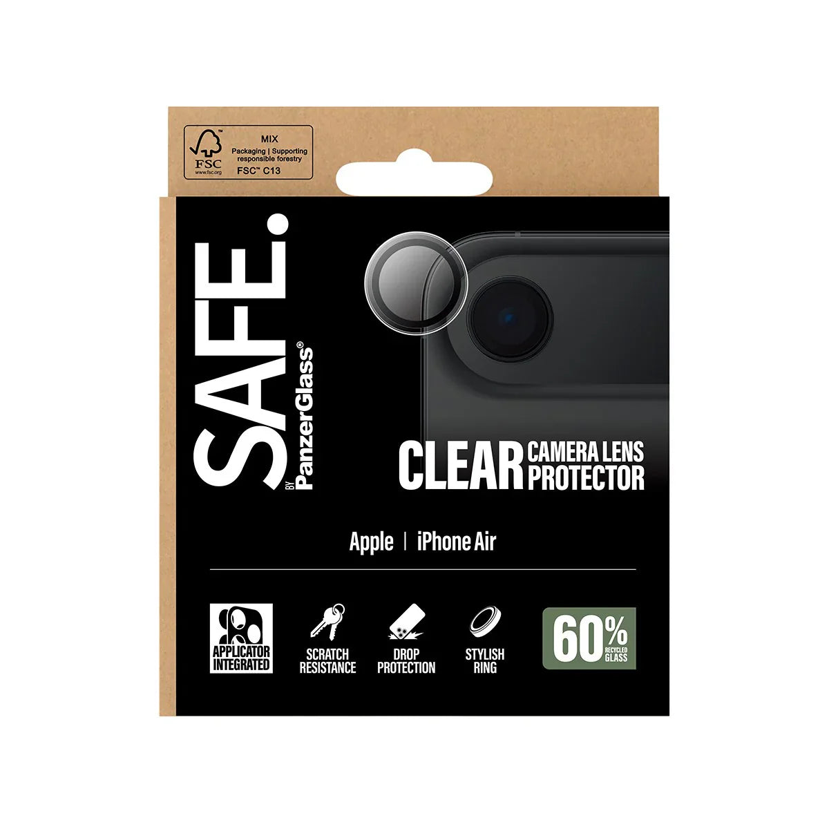 PanzerGlass Safe Camera Lens Protector for iPhone 17 Air